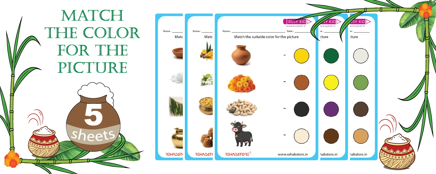 Match the Suitable Color - Pongal Special