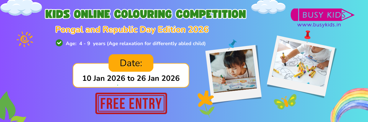 Kids Online Colouring Competition Contest