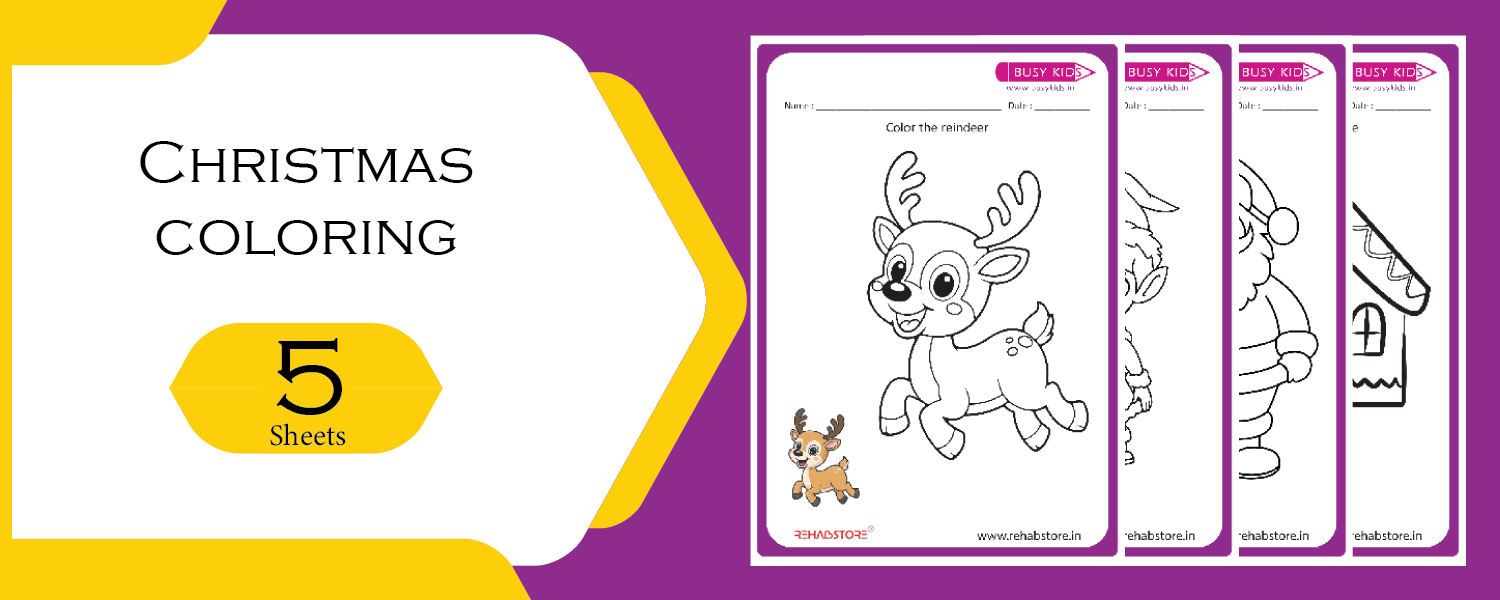 Christmas Colouring Book (Vol 1)