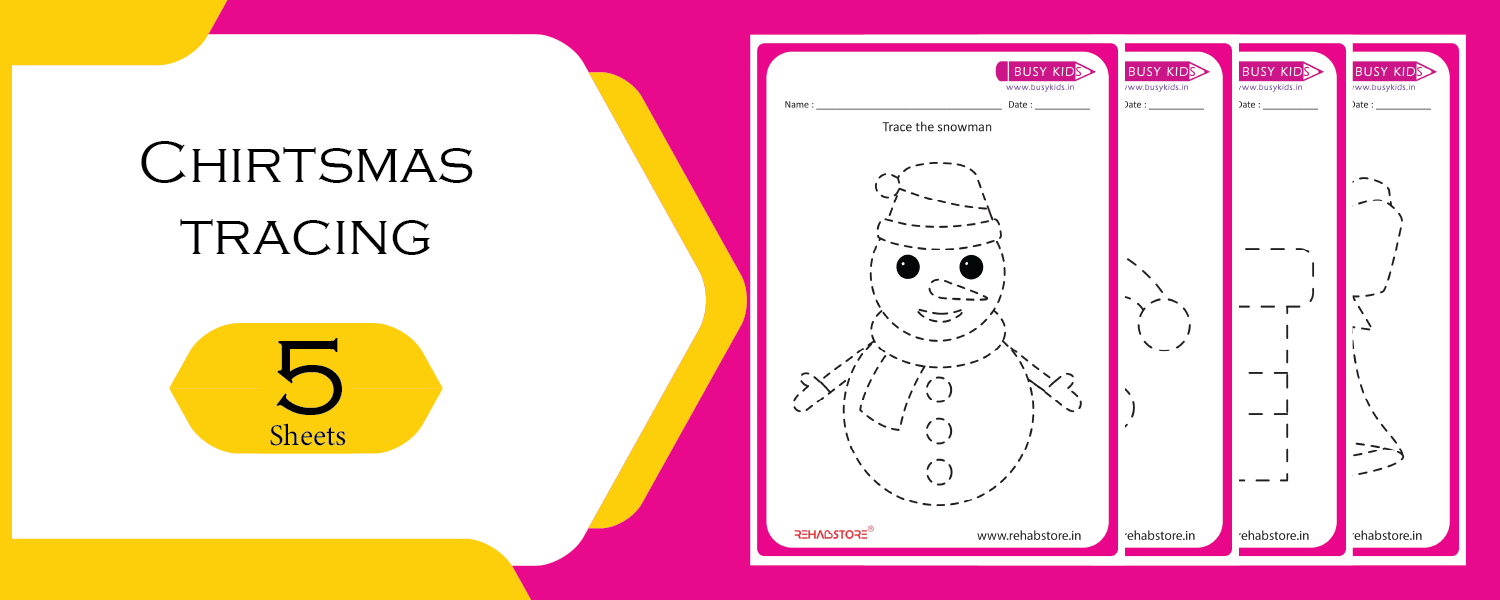 Christmas Tracing Book (Vol 1)