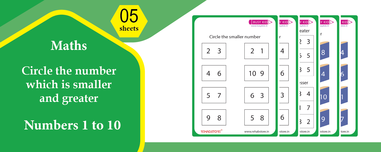 Circle  the number (1-10)