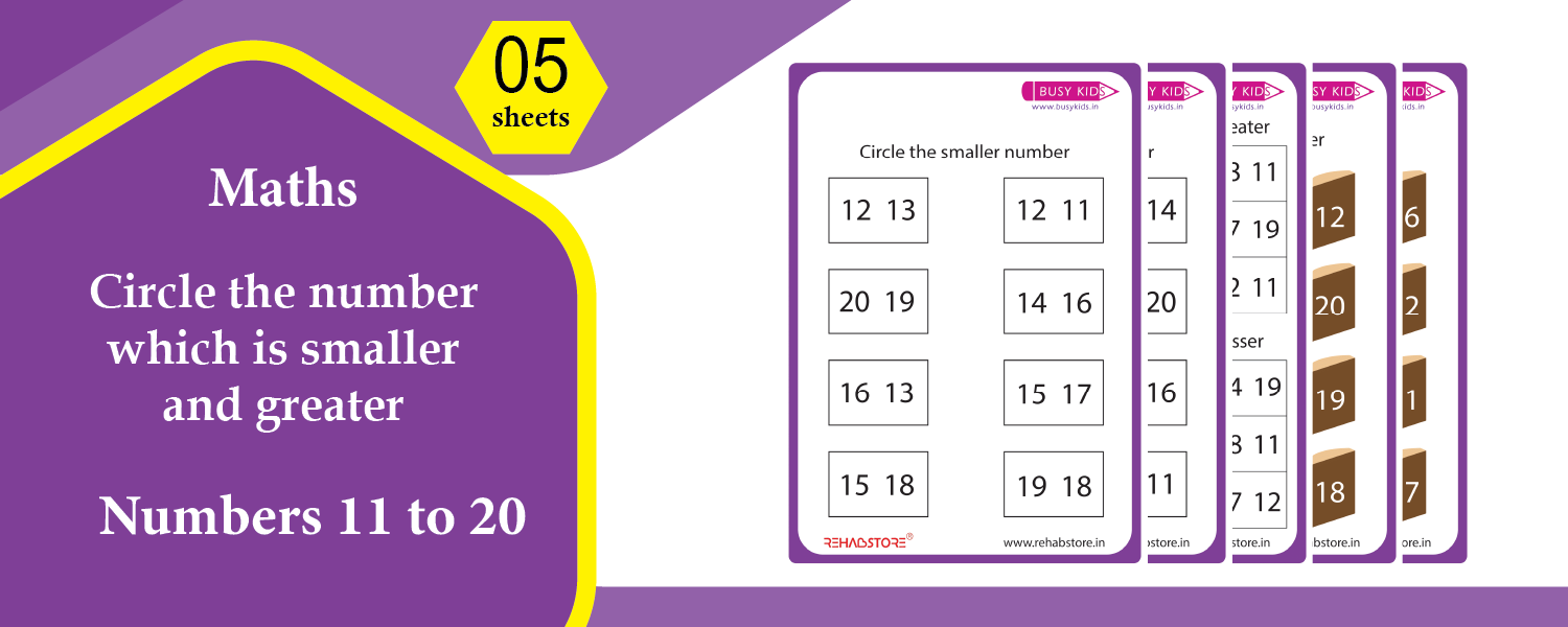 Circle  the number  (11-20)
