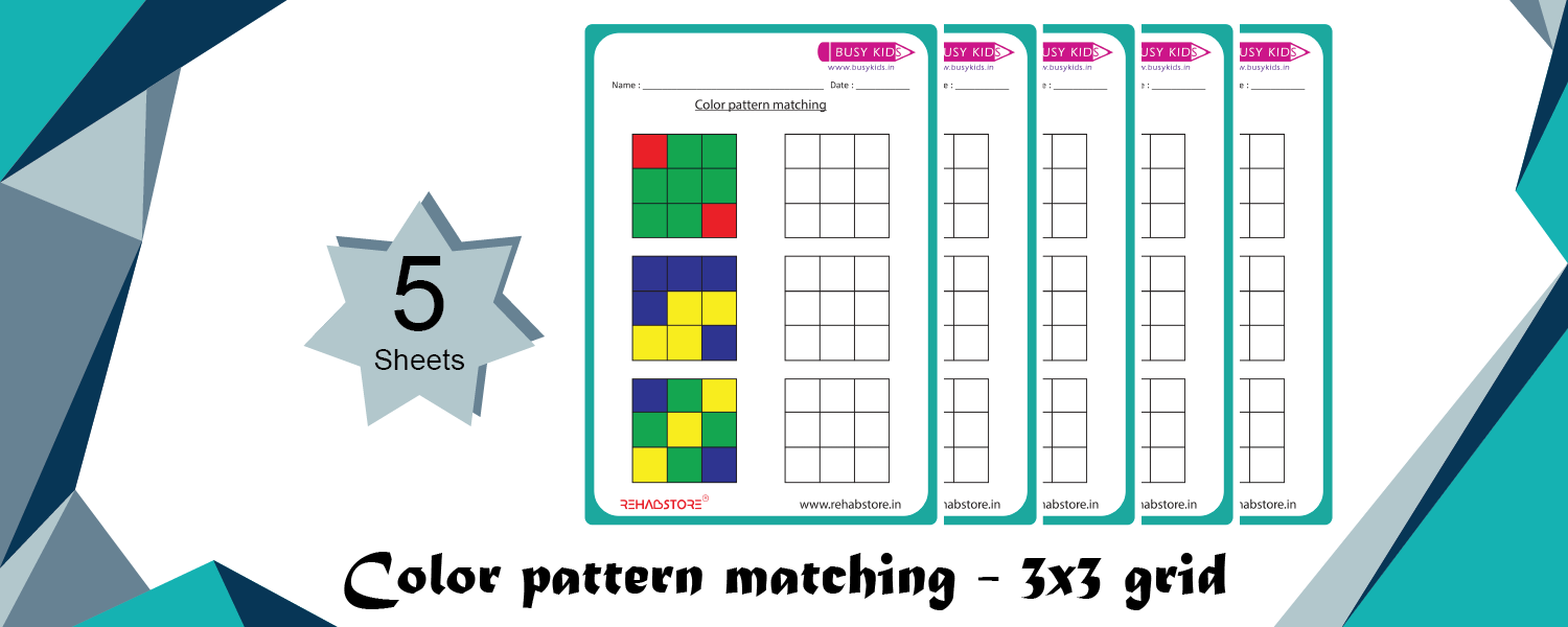 Colour Pattern Matching - 3 x 3