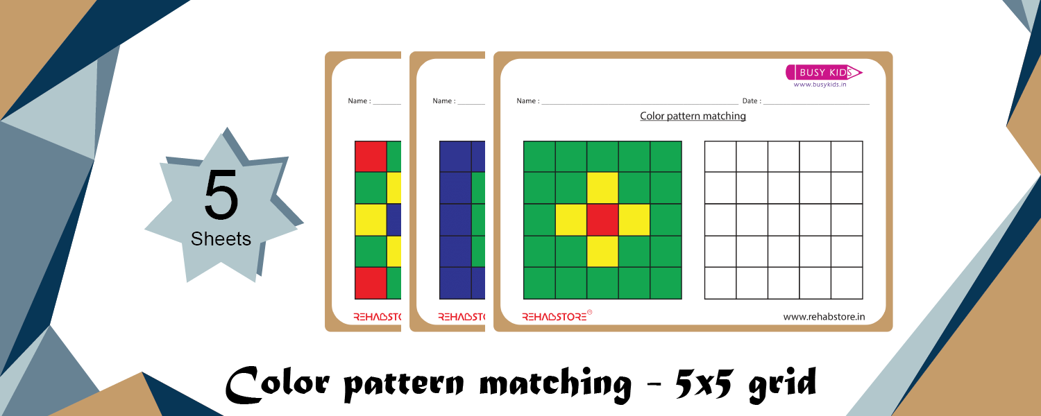 Colour Pattern Matching - 5 x 5