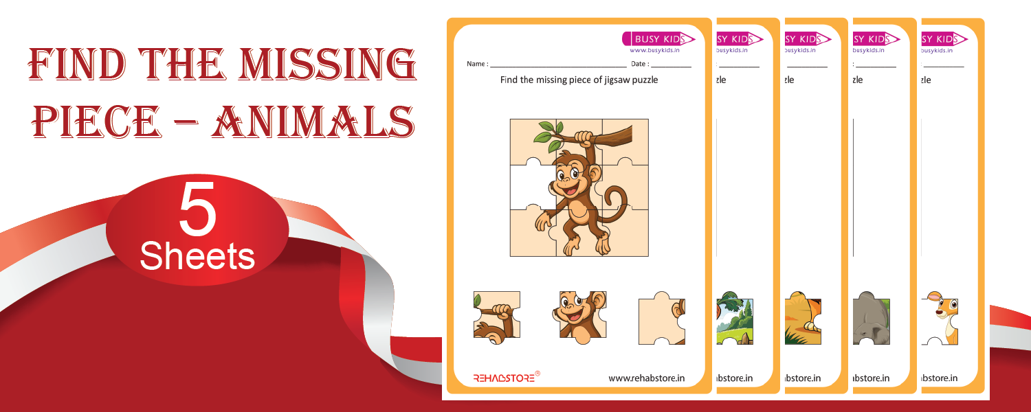 Find the Missing Piece -  Animals