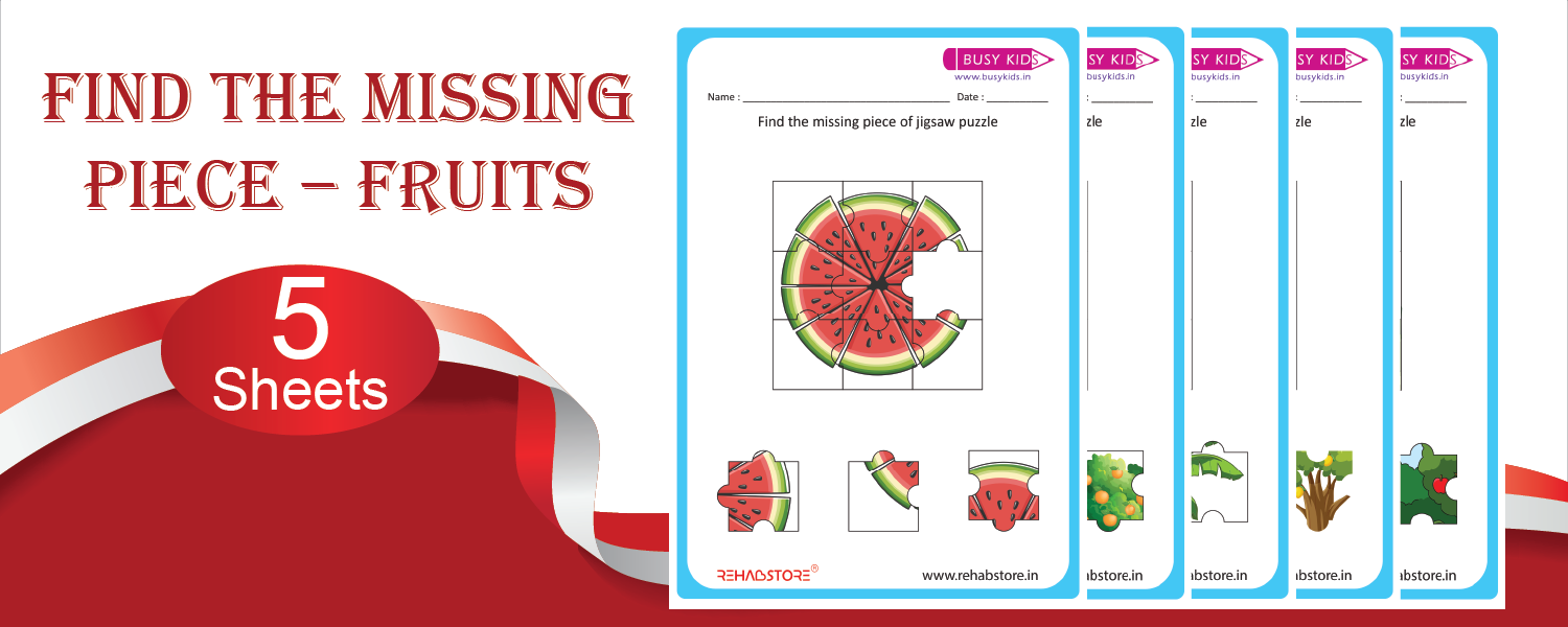 Find the Missing Piece -  Fruits