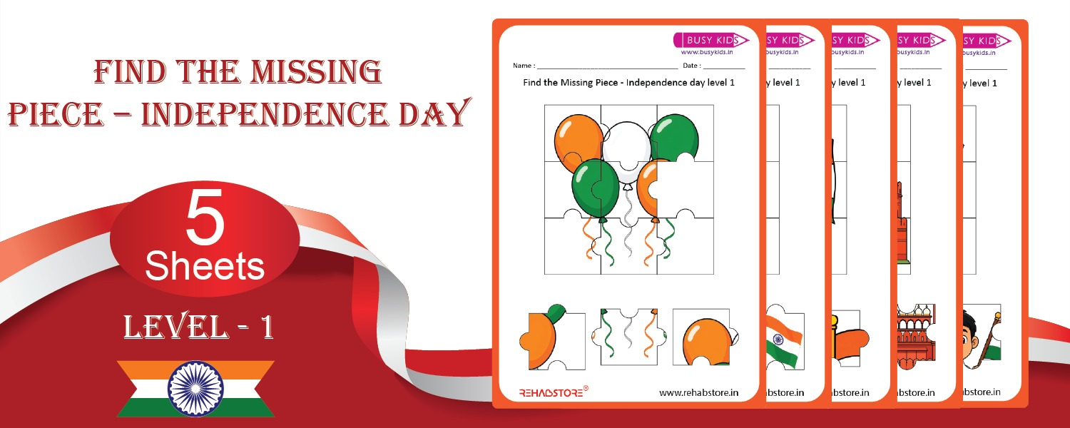 Find the Missing Piece Independce Day Level - 1