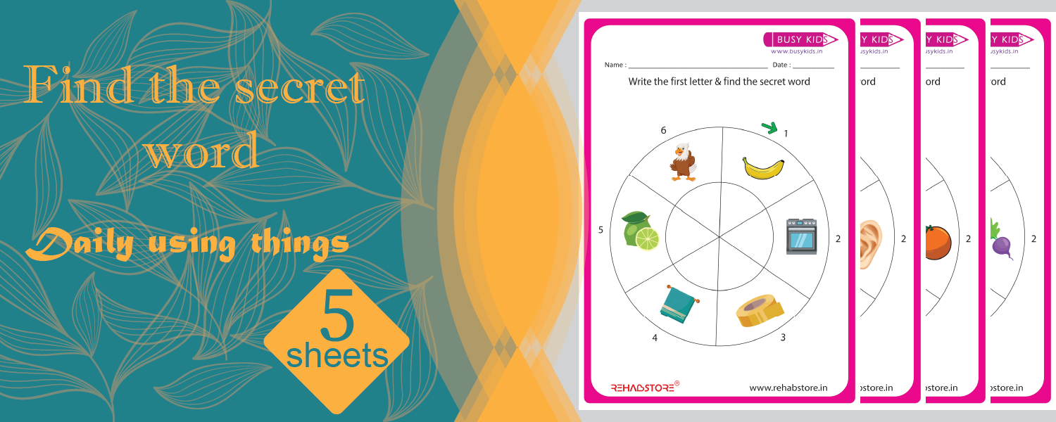 Find the Secret Word - Daily Using Things