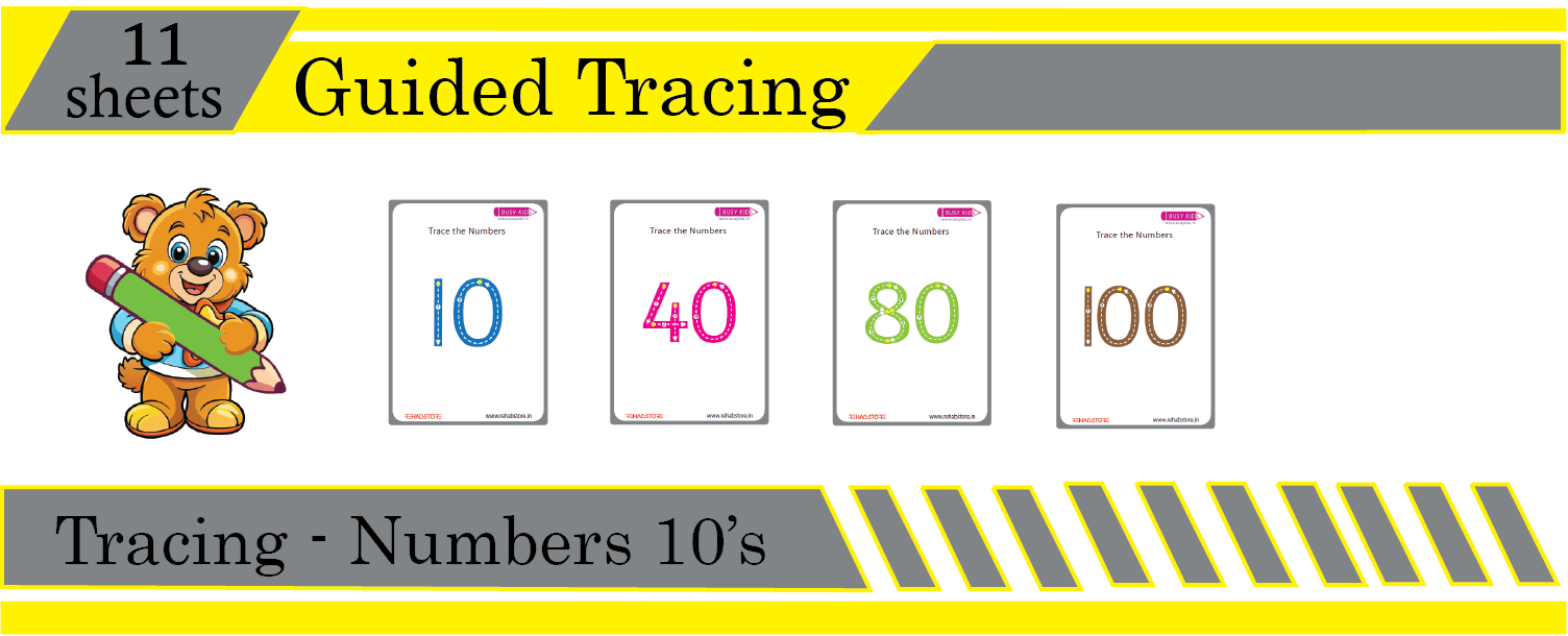 Guided Tracing - Number (10's)