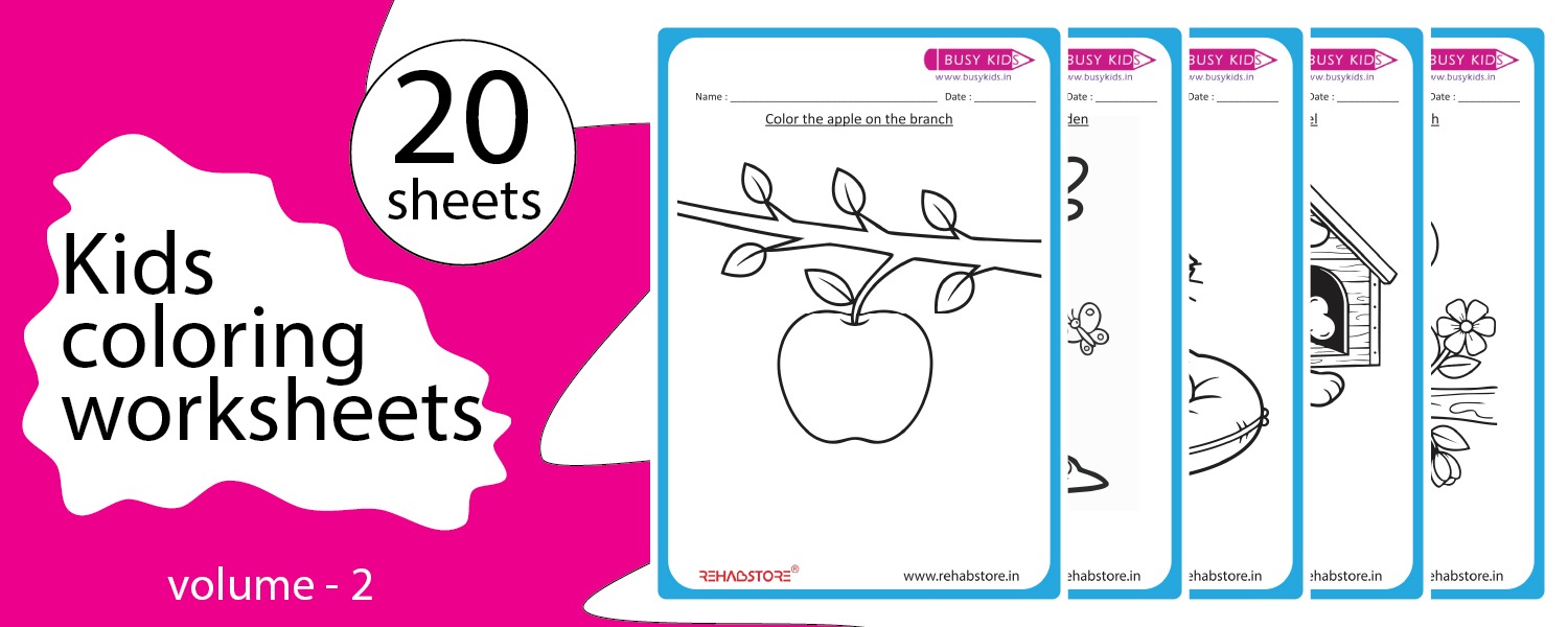 Kids Colouring Book – Level B