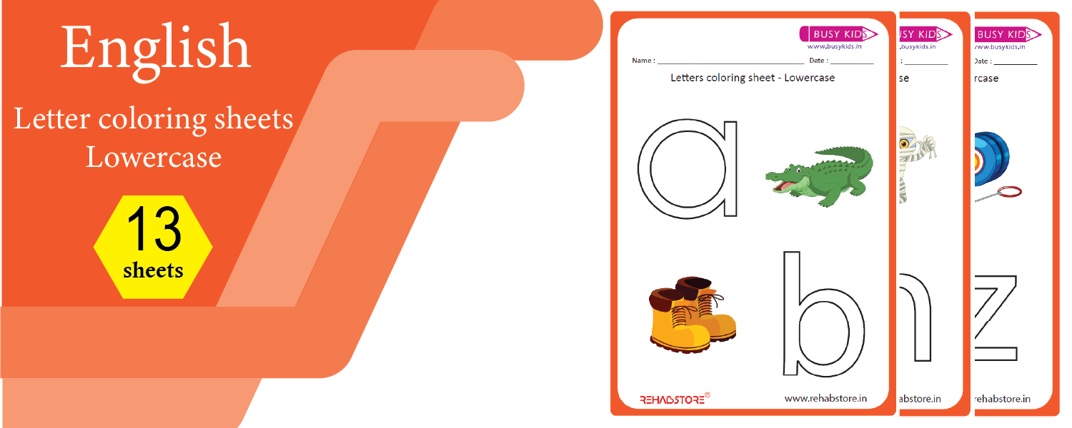 Letter Coloring - Lowercase