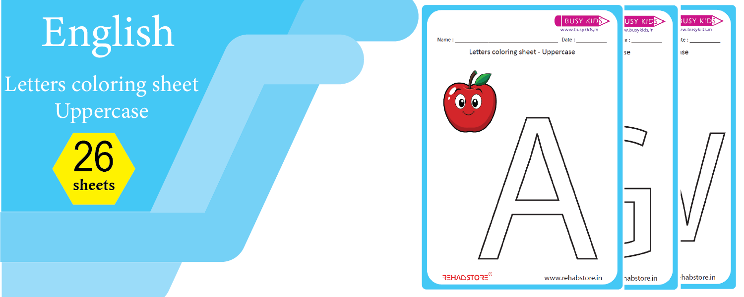 Letter Coloring - Uppercase