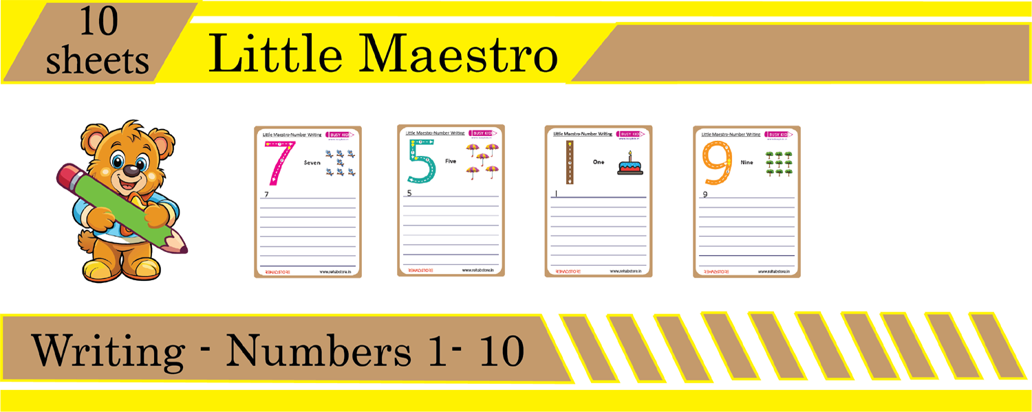 Little Maestro - Writing - Number (1 to 10)