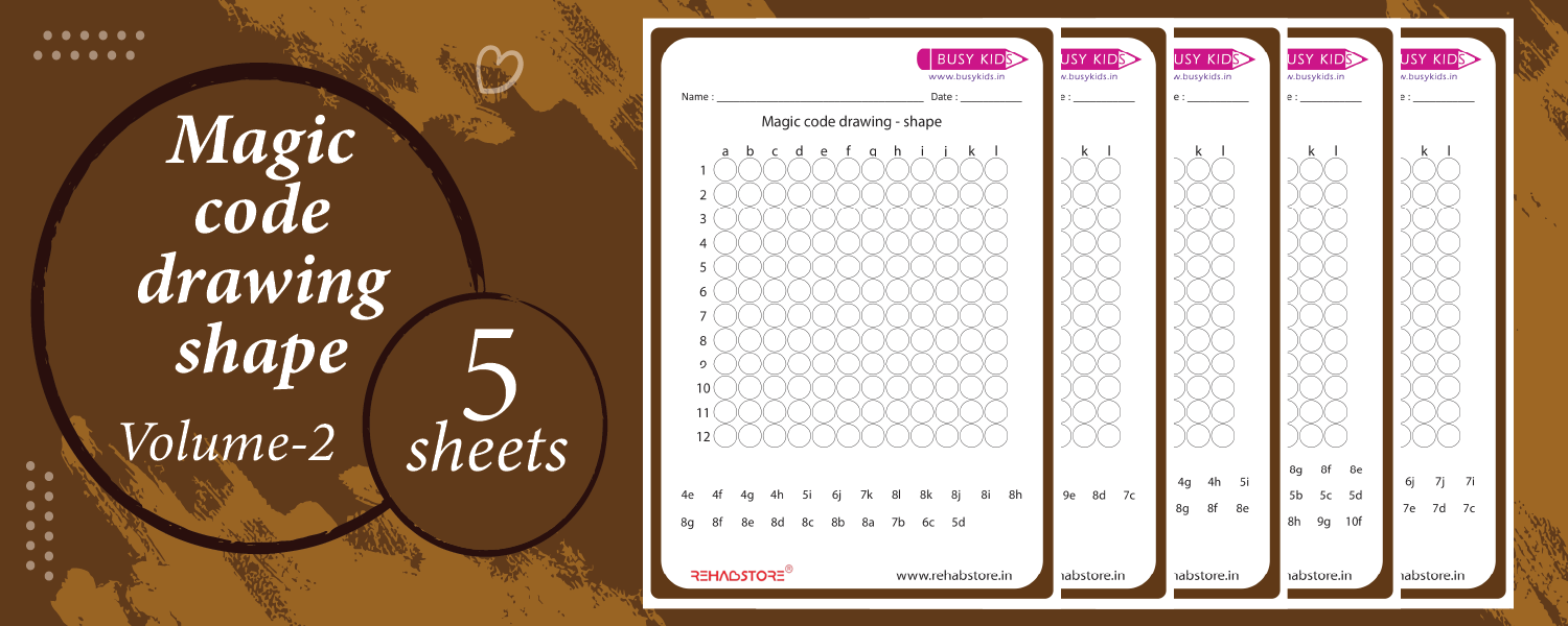 Magic Code Drawing – Shape (Volume 2)