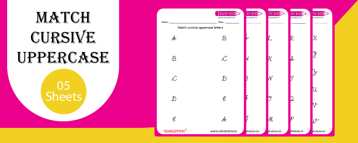 Match Cursive Uppercase Letters