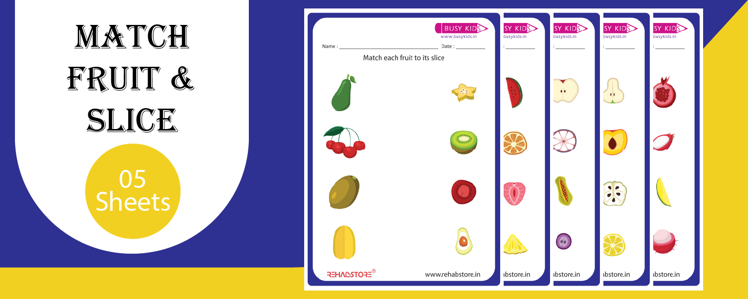 Match fruit & slice