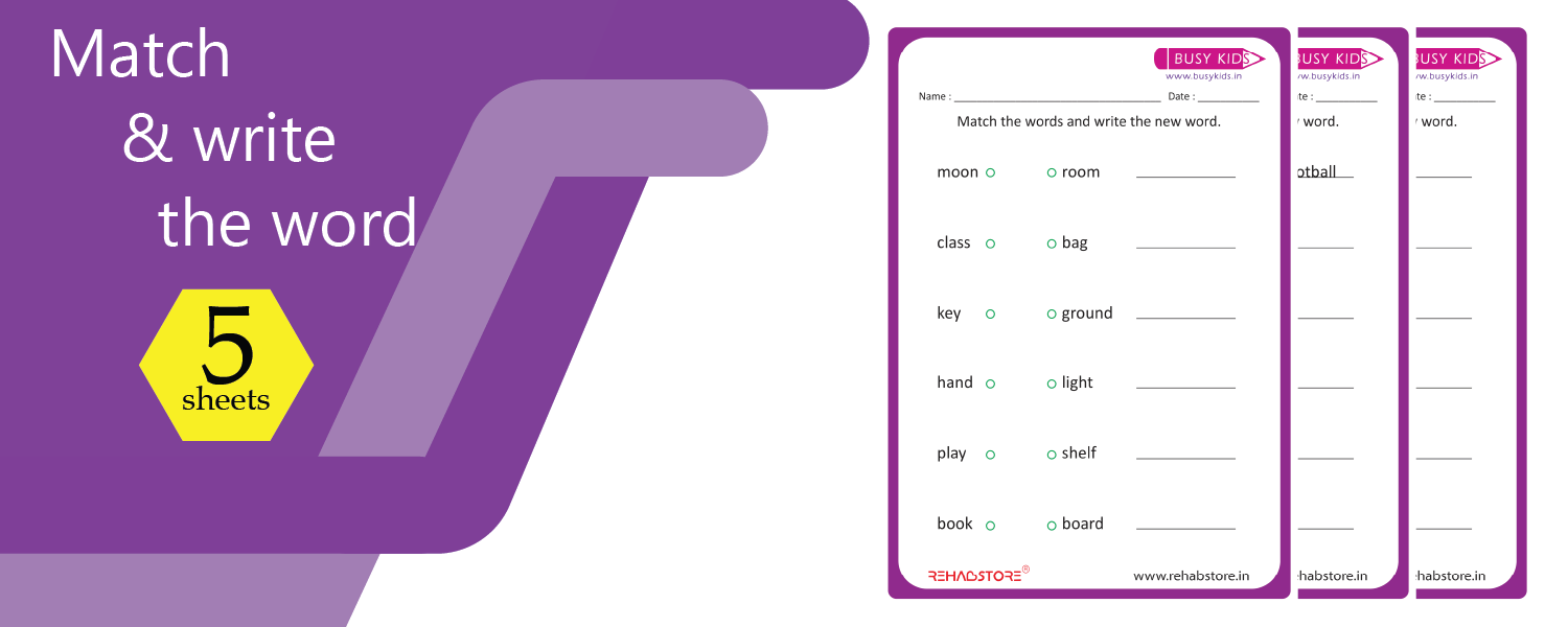Match & Write the Word