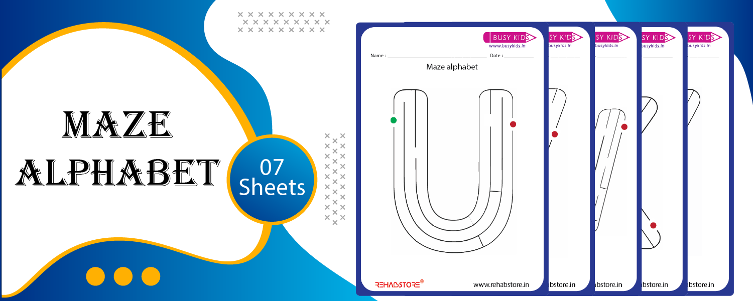 Maze Alphabet Volume - 5