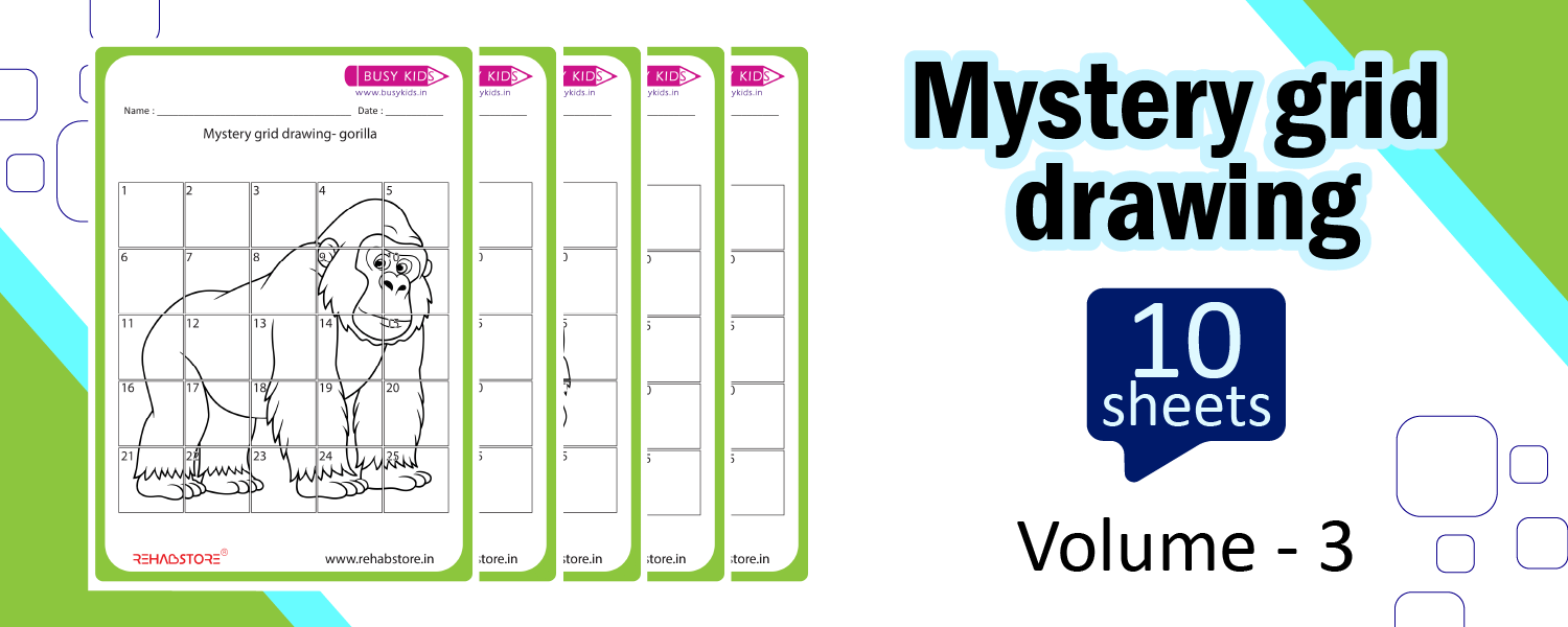 Mystery Grid Drawing – 5 x 5 (Vol 3)