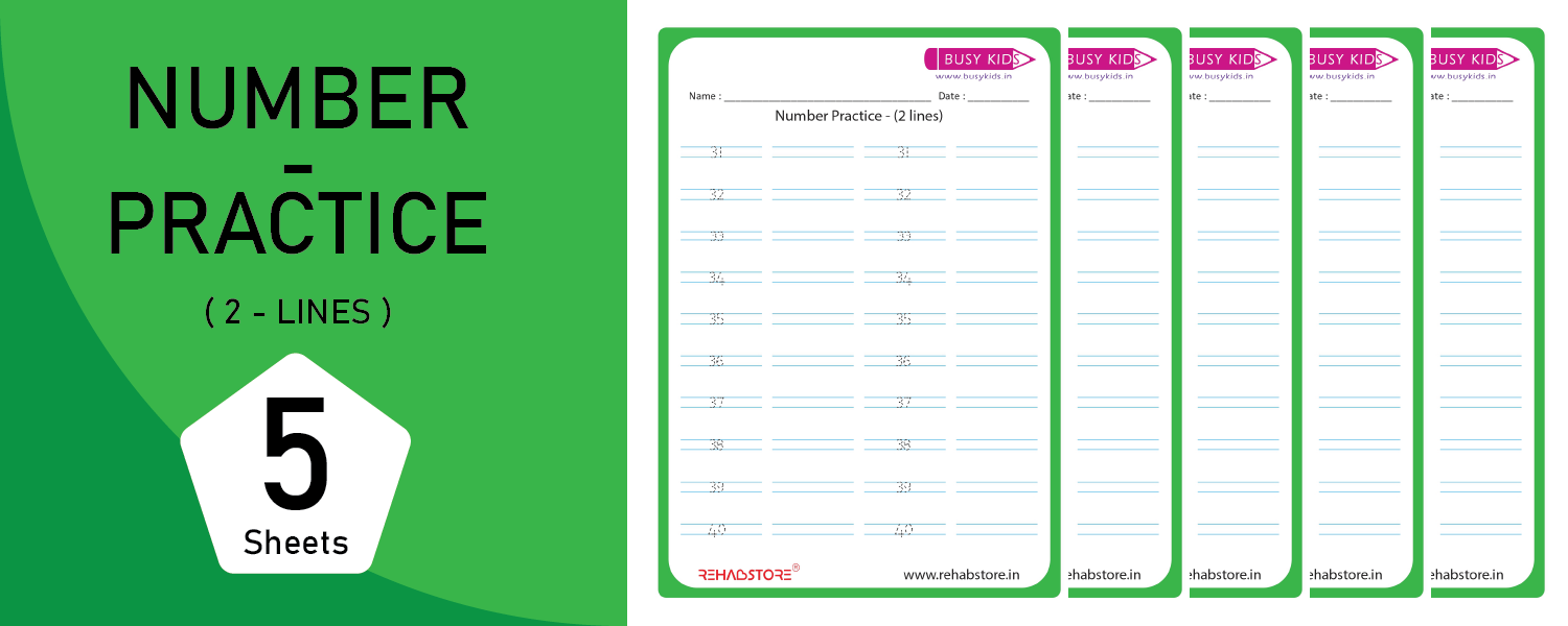 Number Practice - 2 Lines