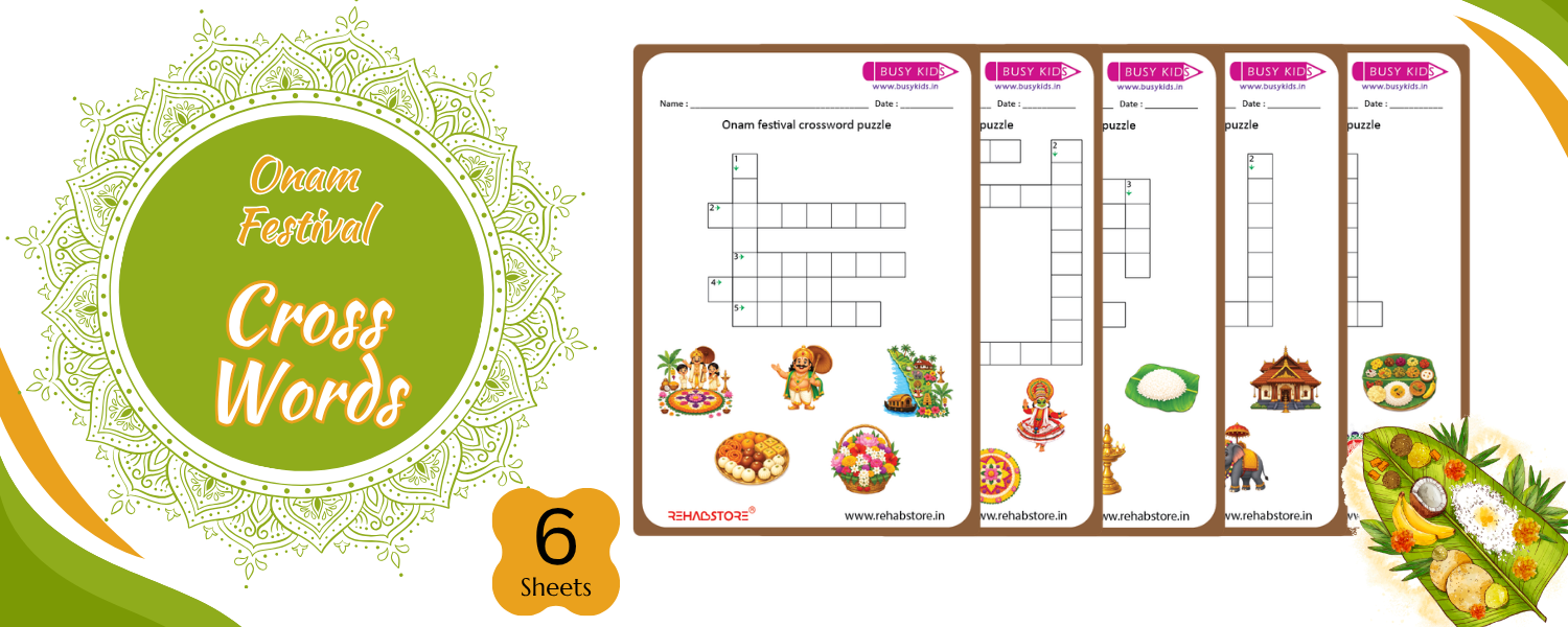 Onam  Festival Cross Word Puzzle