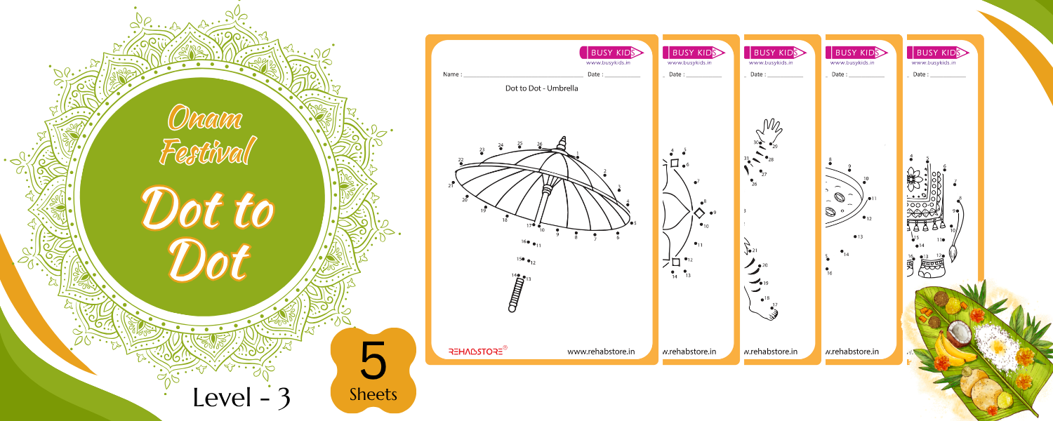 Onam Festival Dot to Dot Level - 3