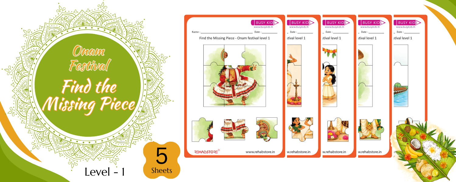 Onam Festival Find The Missing Piece Level - 1