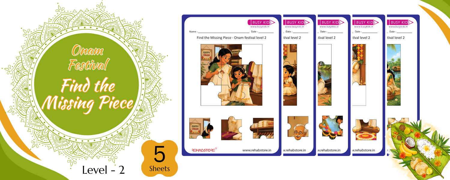 Onam Festival Find The Missing Piece Level - 2