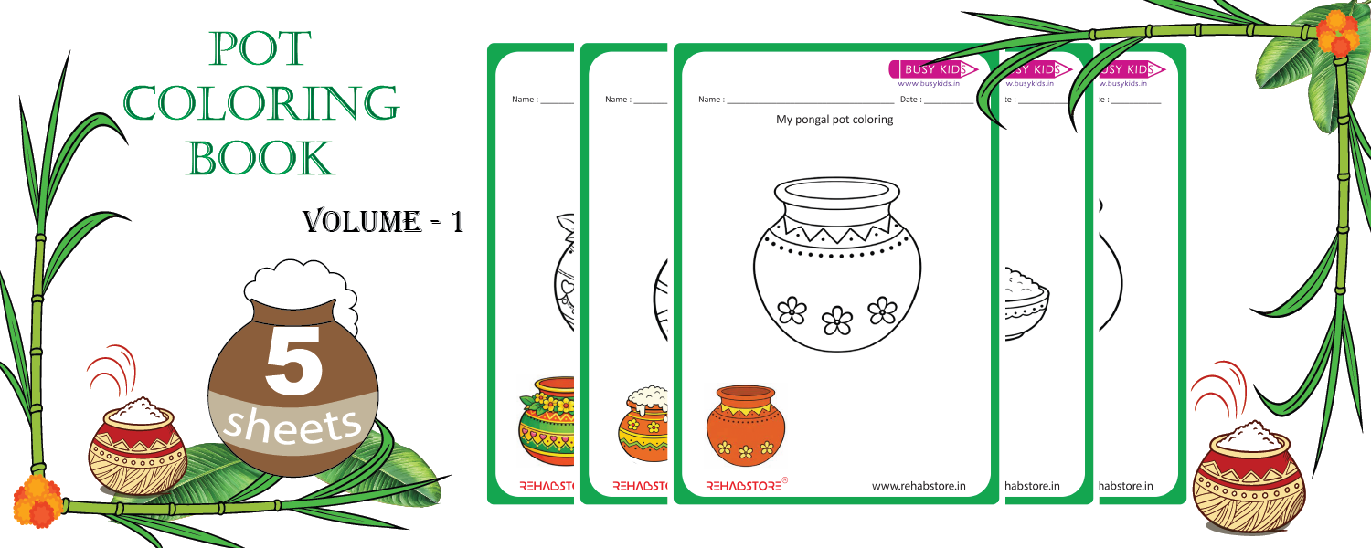 Pot Colouring Book (Vol 1)