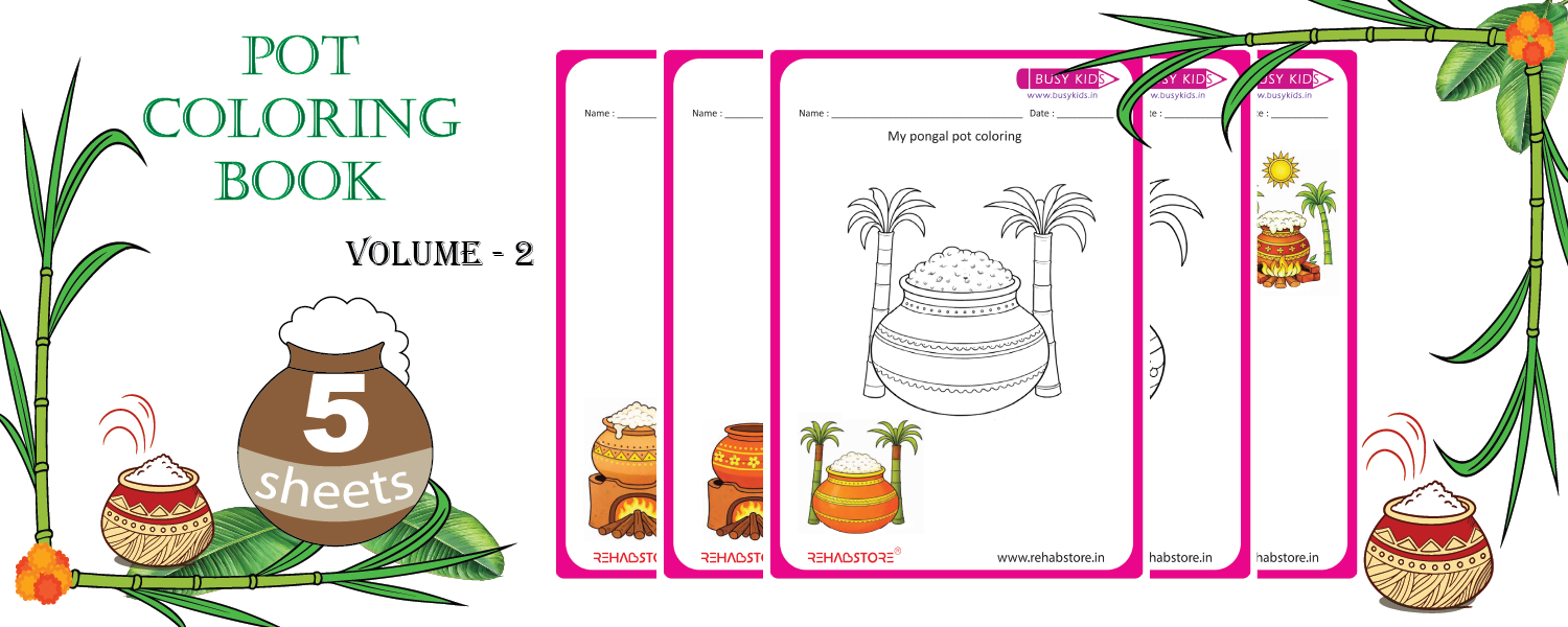 Pot Colouring Book (Vol 2)