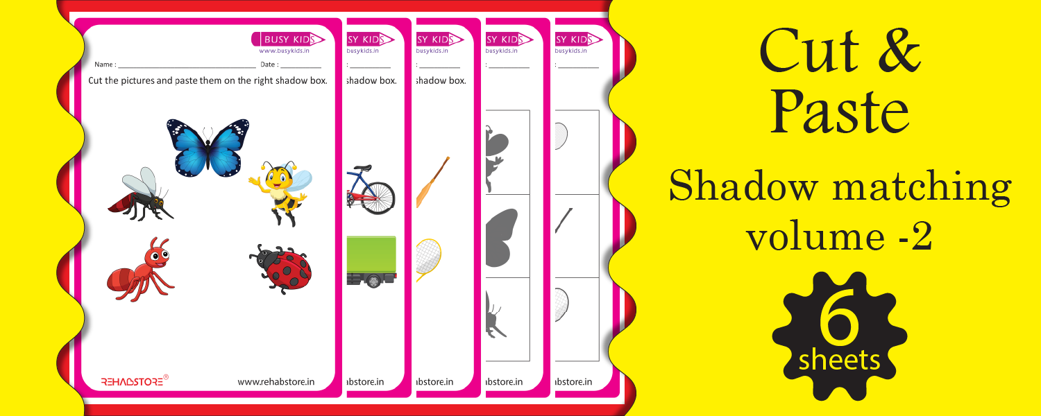 Shadow Matching Worksheet (Vol – 2)