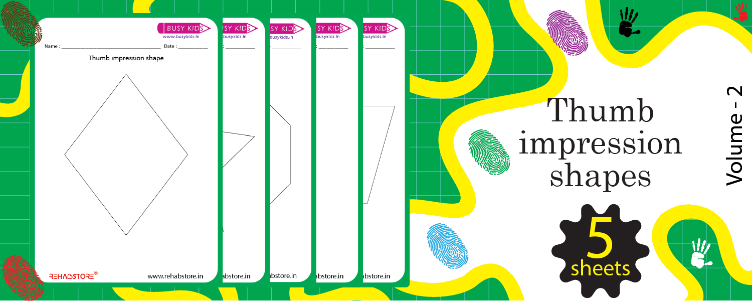 Thumb Impression Shapes (Vol 2)