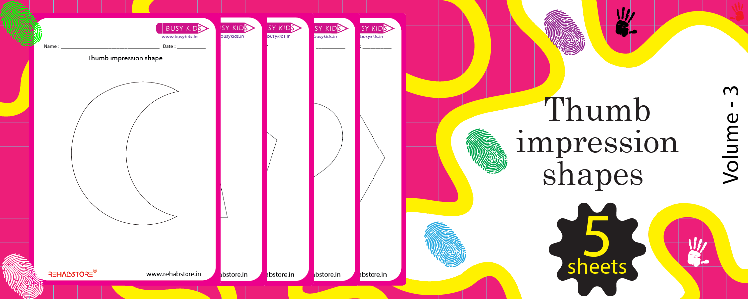 Thumb Impression Shapes (Vol 3)