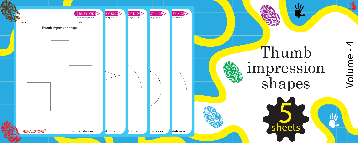 Thumb Impression Shapes (Vol 4)
