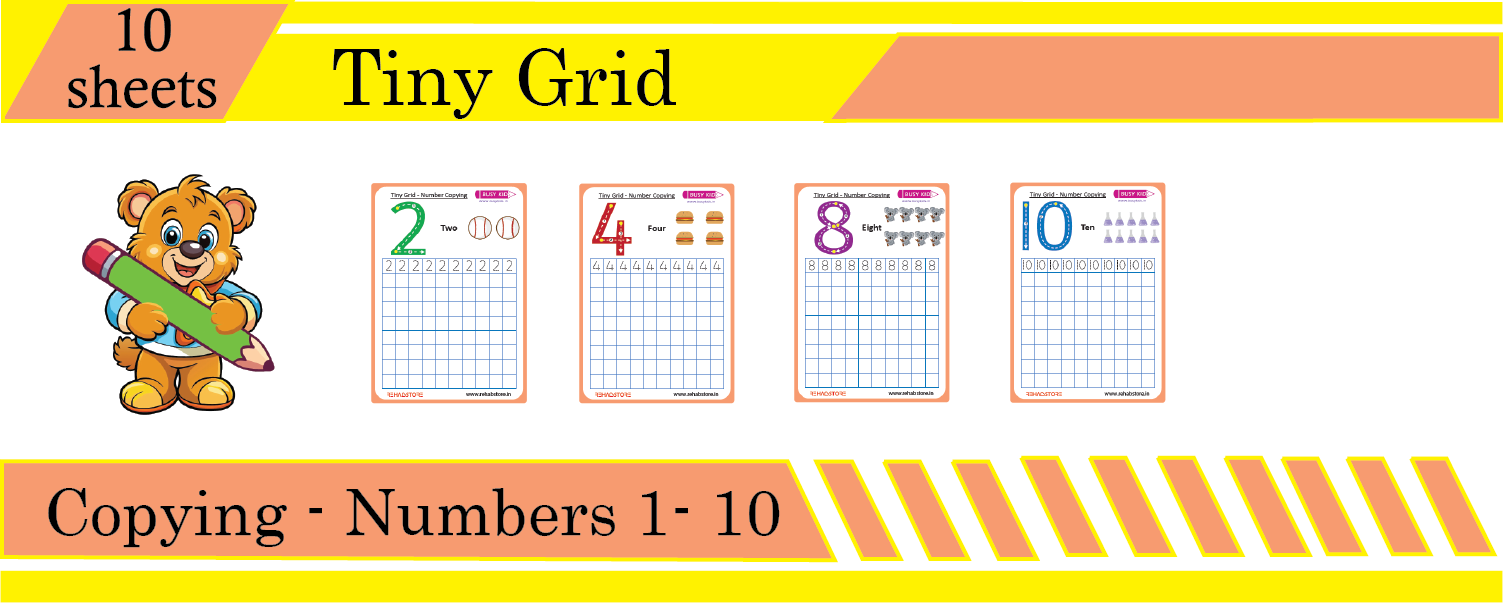 Tiny Grid - Copying - Number (1 to 10)