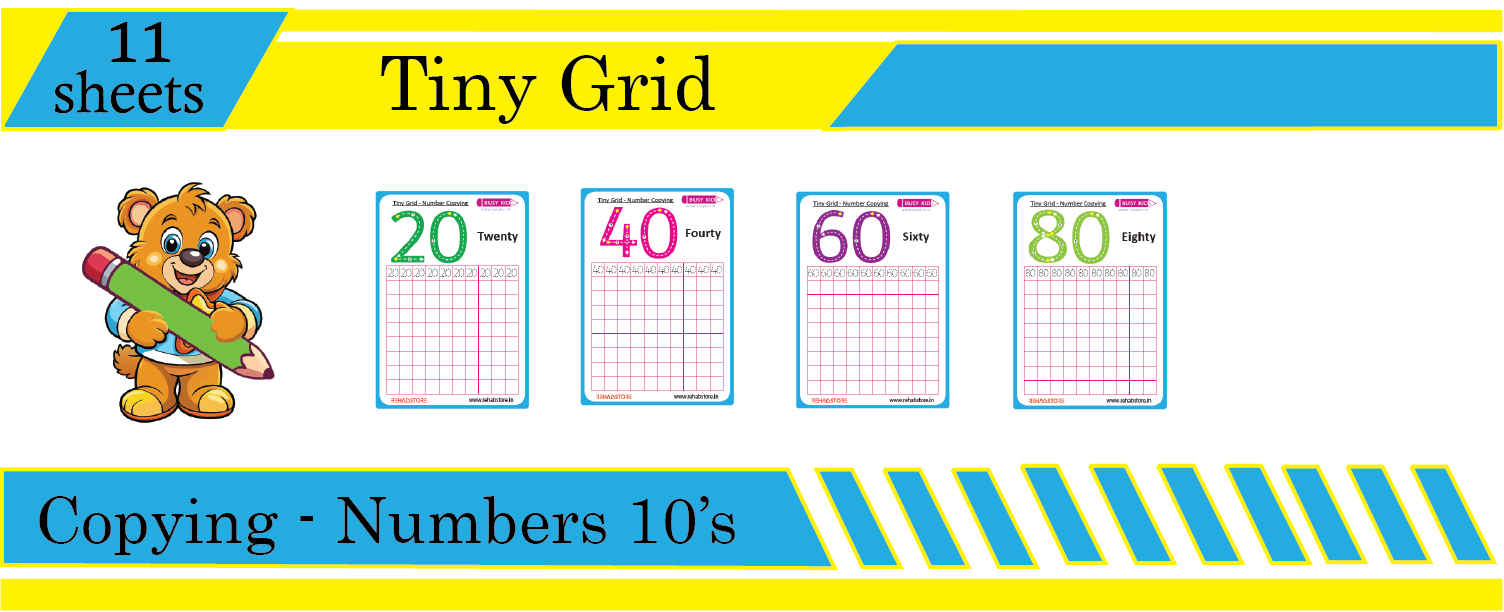 Tiny Grid - Copying - Number (10's)