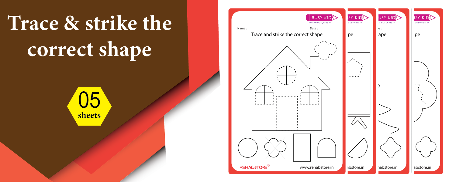 Trace & Strike the Correct Shape